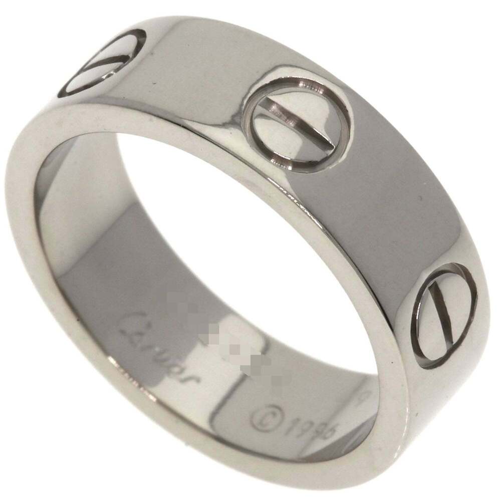 CARTIER Authentic 18k Silver Love Ring #49